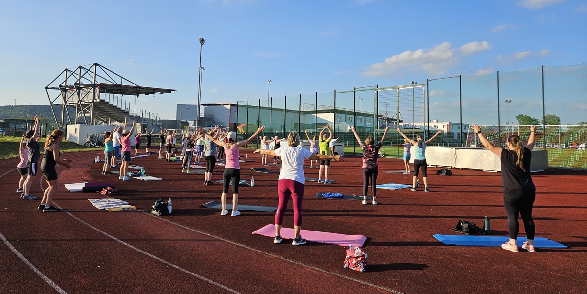 Outdoor Fitness mit Rebecca Fischer