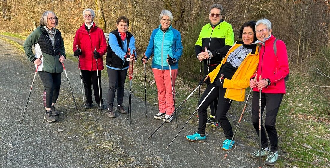 Spontane Walkingtour unserer Gruppe Fit und Flott durch Sport