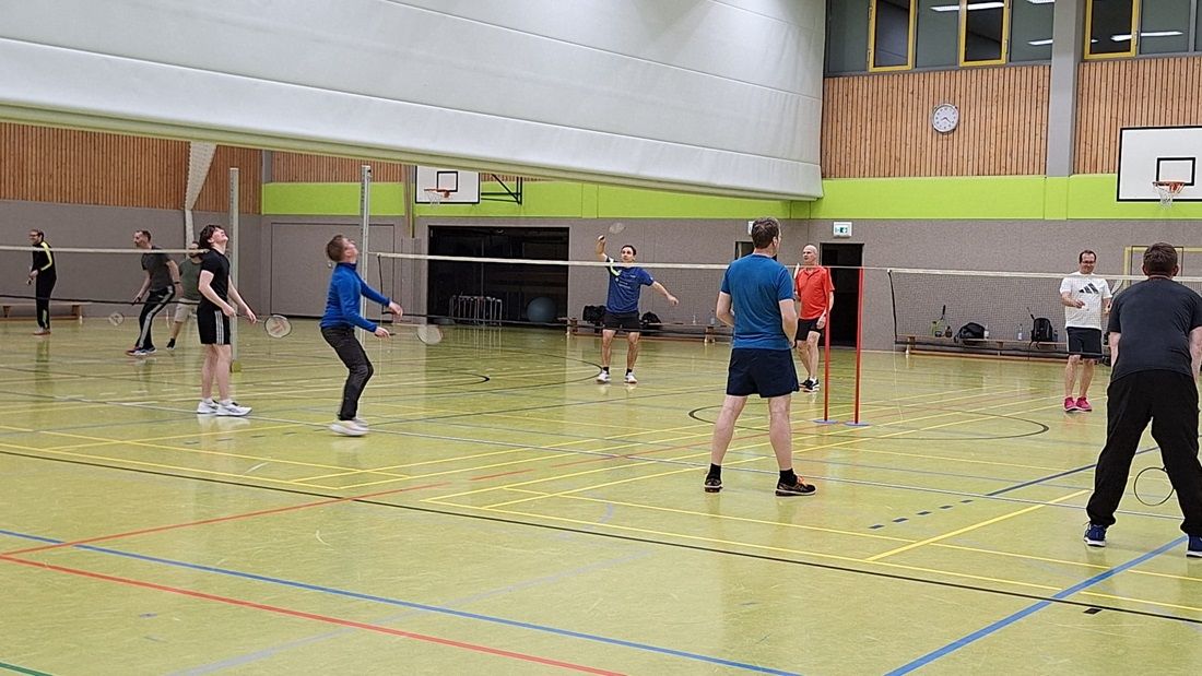 Badminton im Männer Sport Mix